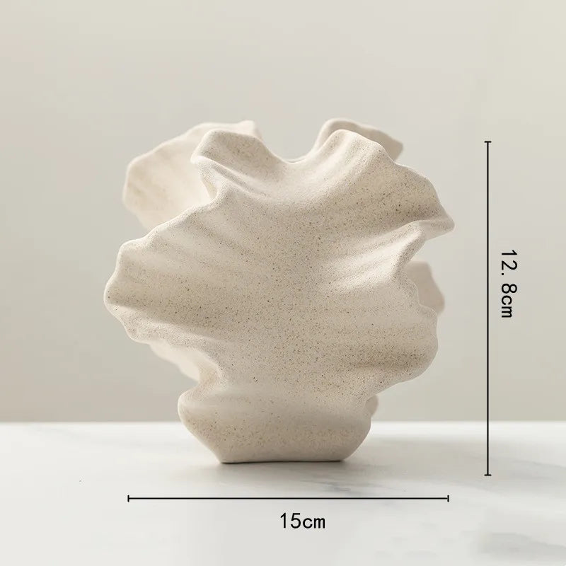Ceramic Shell Vase