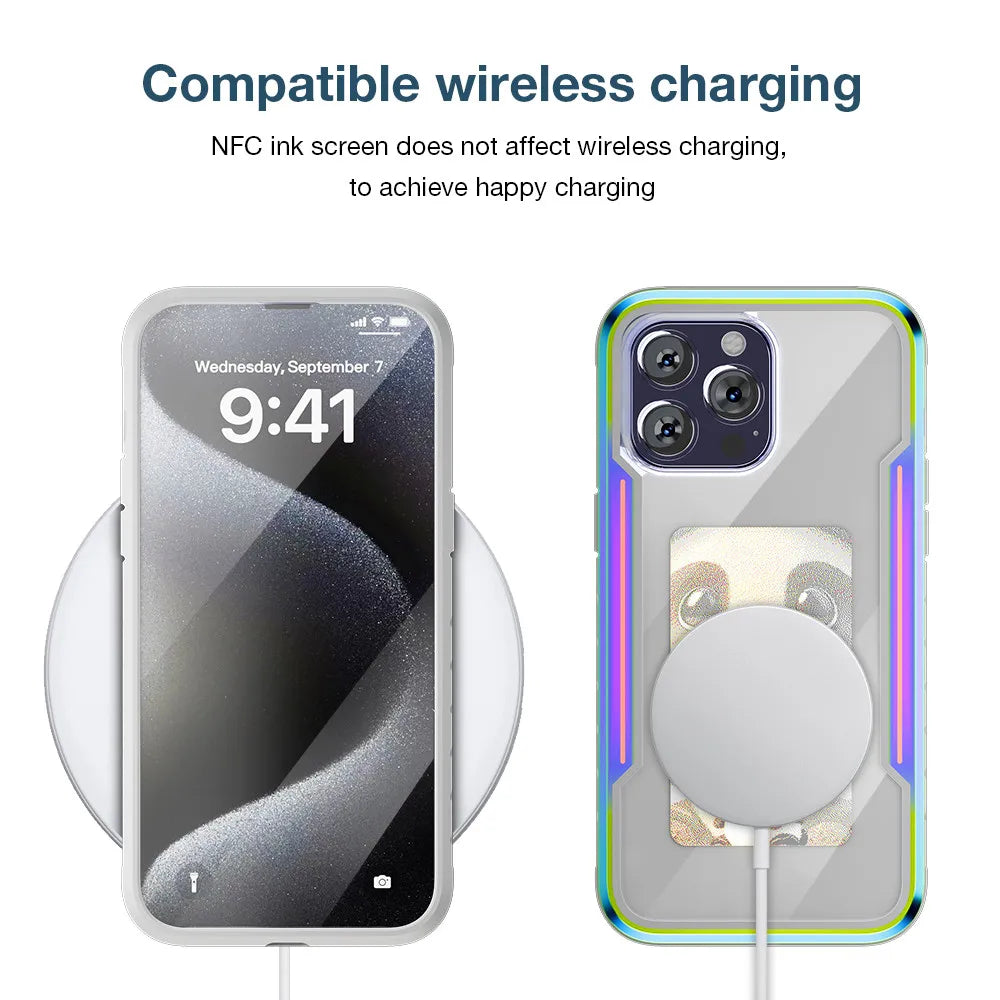 Smart NFC Ink Screen Phone Case for iPhone