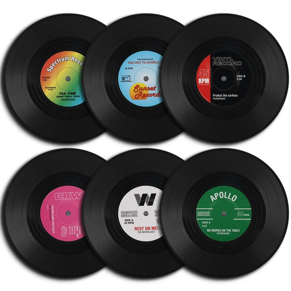 Vinyl Record Coaster