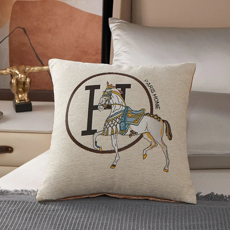 Luxury-Style Throw Pillow Cover