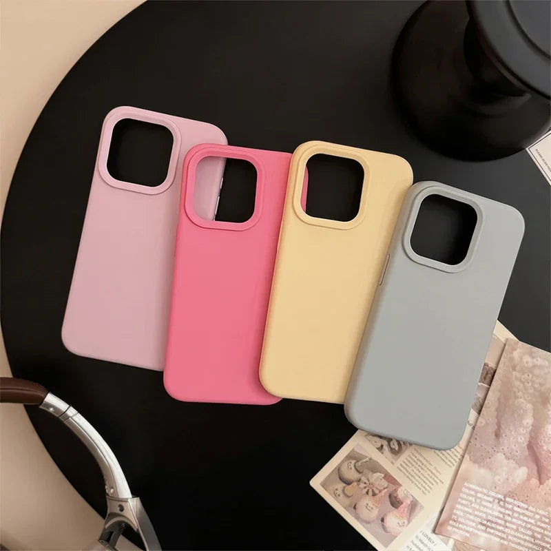 Silicone Solid Color iPhone Case