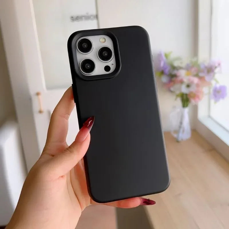Silicone Solid Color iPhone Case