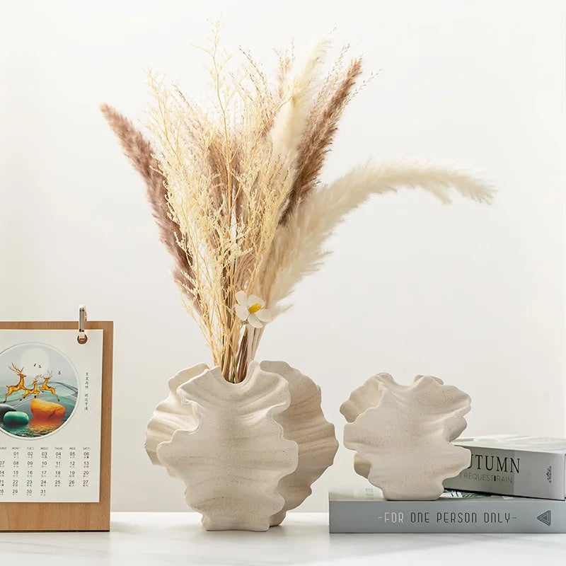 Ceramic Shell Vase