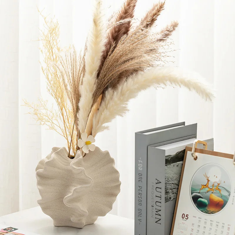 Ceramic Shell Vase