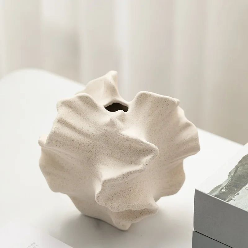 Ceramic Shell Vase